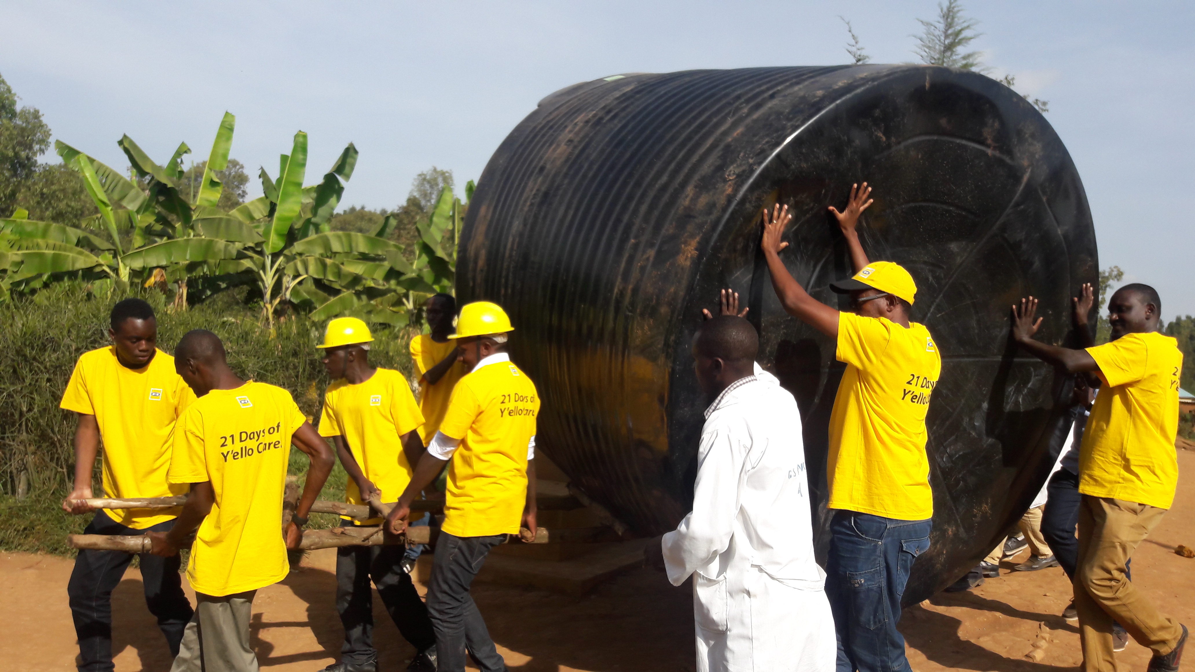 MTN employees empower youth during 21 Days of Y’ello Care
